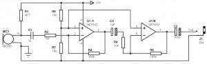 electret microphone pre amp