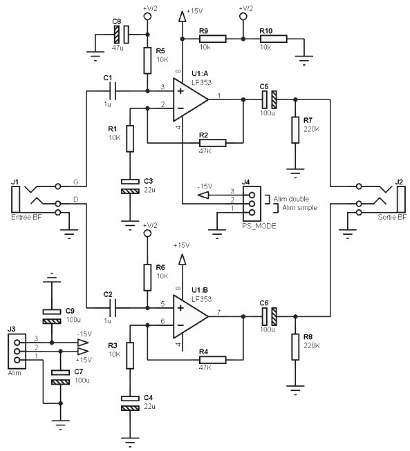 single supply pre amp Archives - Amplifier Circuit Design